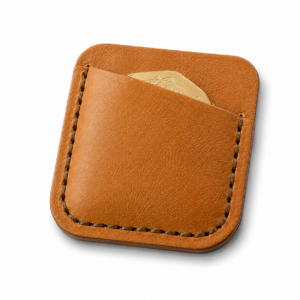 1OF1 Leather Coin Pouch (Light Brown)