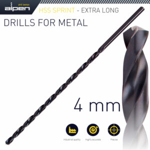 HSS Drill Bit 4mm x 175 x 120