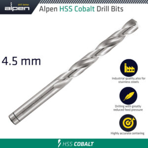 HSS Cobalt Drill Bit 4.5mm