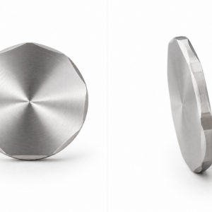 Stainless Steel Coin 35x3mm Nonagon (9 Sides)