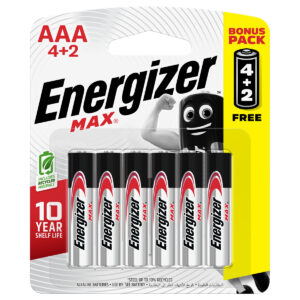 Energizer Max AAA- 6Pack