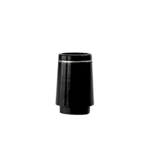 Ferrule 0.370" (Parallel) Black & Silver Ring, Collar. 30 PACK