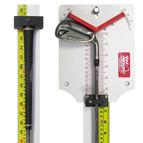 Golf Mechanix Club Length Ruler with RH-LH Lie Angle soling plate