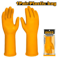 Ingco PVC Gloves LARGE 105-110G